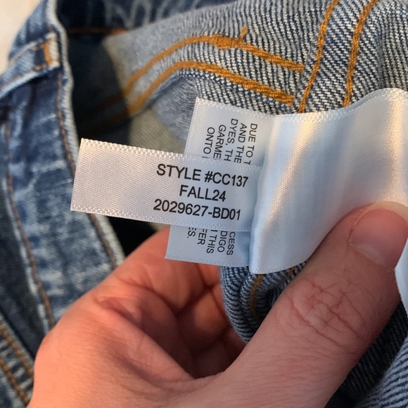 CrewCuts girls wide leg jeans front flat pockets size 10 sailor stretch - Picture 4 of 7